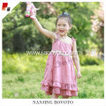 wholesale sleeveless cotton fabric toddler dress